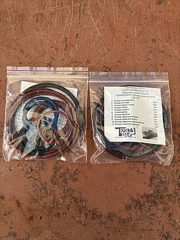 Ремкомплект гідроциліндру ЦС-125 Повороту та задньої навіски РЕМОНТНИЙ з потовщеними кільцями K-701