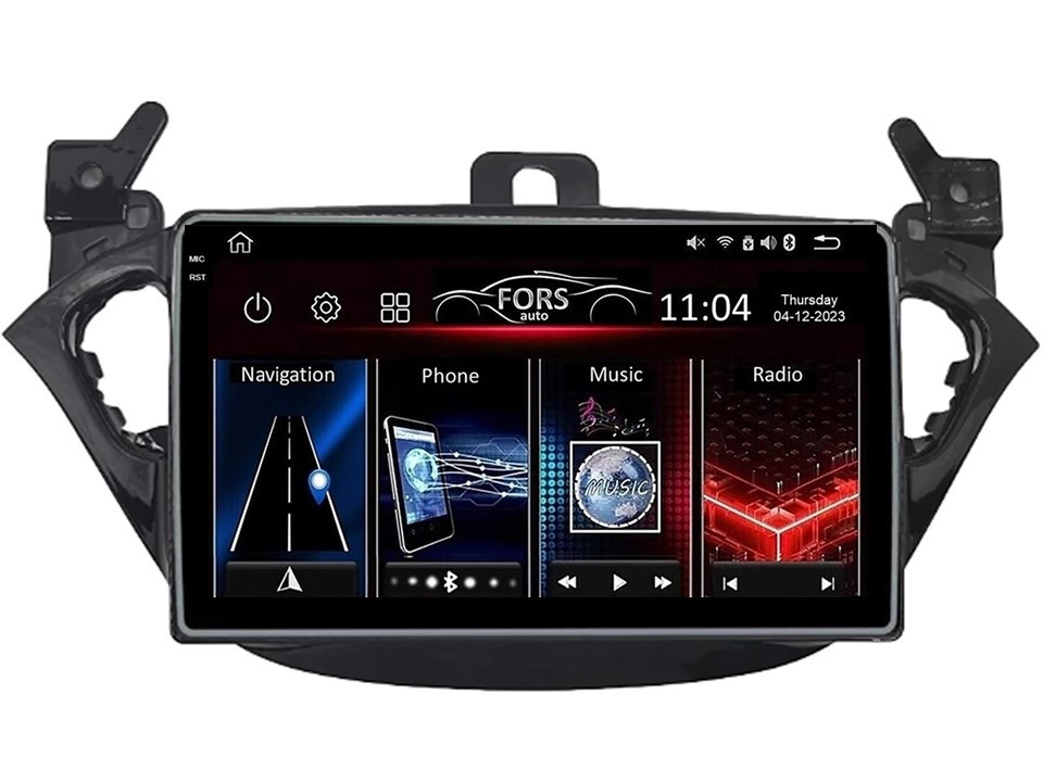 Штатна магнітола FORS.auto FS 4 PRO для Opel Adam/Corsa (E) (4+64Gb, 9") 2013+