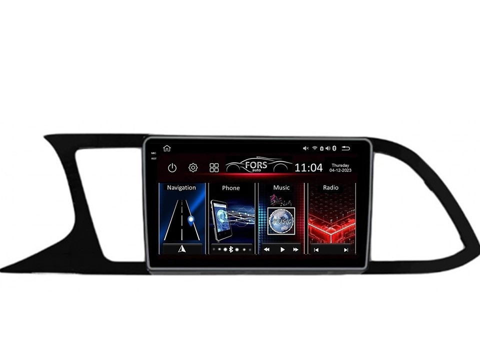 Штатна магнітола FORS.auto FS 6 MAX для Seat Leon (6+128Gb, 9") 2018+