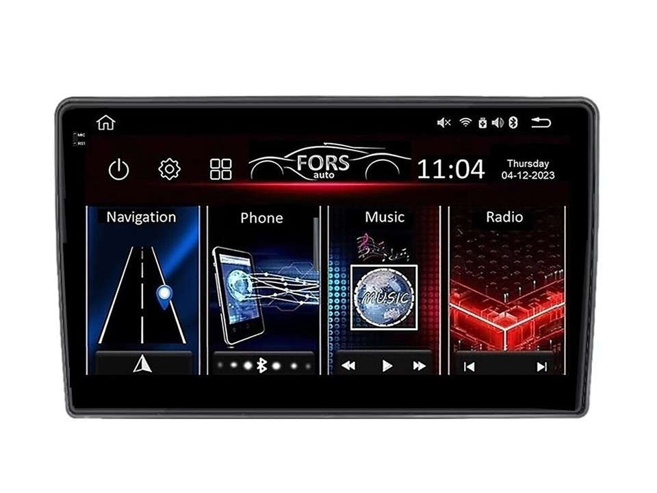 Штатна магнітола FORS.auto FS 4 PRO для Chevrolet Cobalt/Equinox/HHR/Malibu (4+64Gb, 10") 2004-2012, фото 1