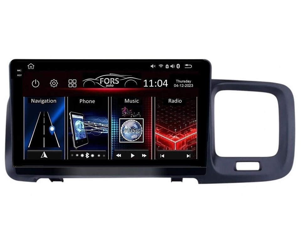 Штатна магнітола FORS.auto FS 4 MAX для Volvo S60 (4+32Gb, 9") 2014-2018