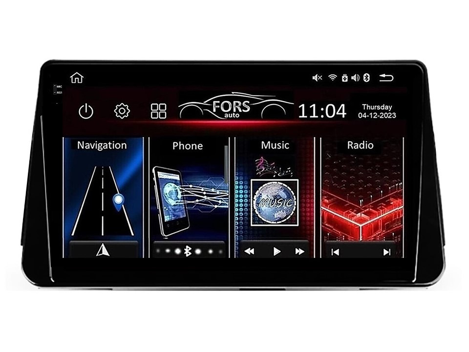 Штатна магнітола FORS.auto FS 4 MAX для Nissan Micra/Kicks (4+32Gb, 10") 2017-2019