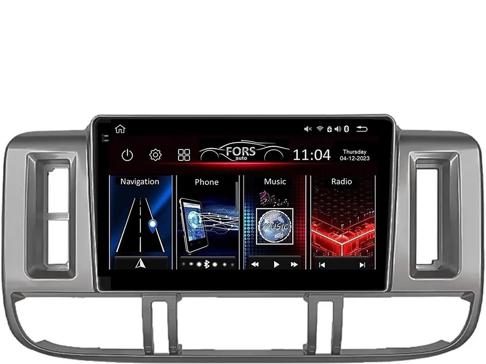 Штатна магнітола FORS.auto FS 4 MAX для Nissan X-Trail (4+32Gb, 9") 2006