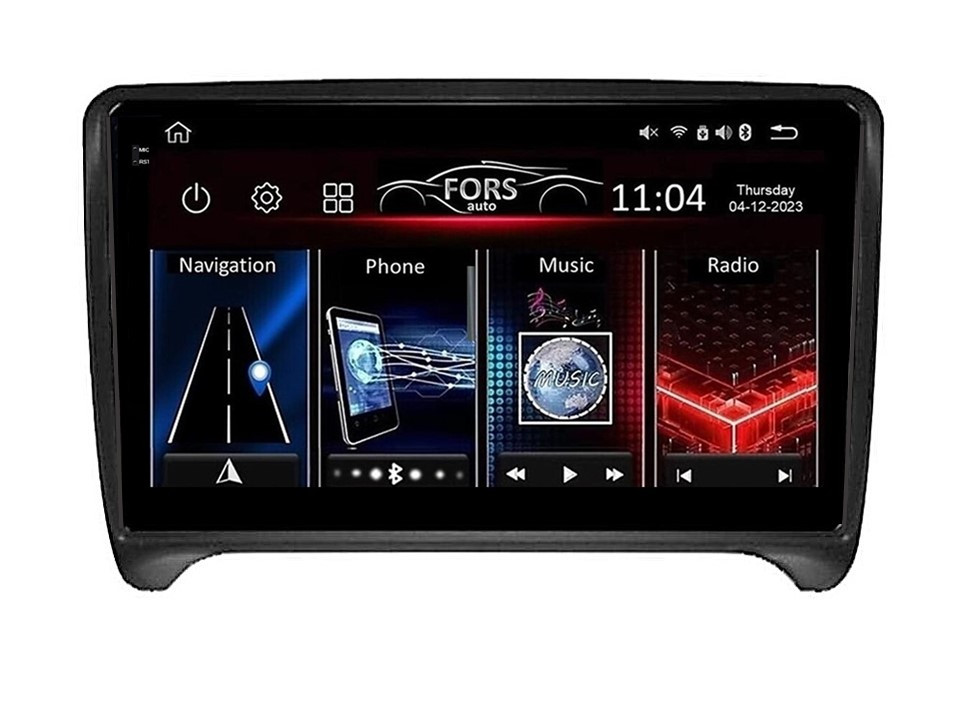 Штатна магнітола FORS.auto FS 4 MAX для Audi TT (4+32Gb, 9") 2006-2014