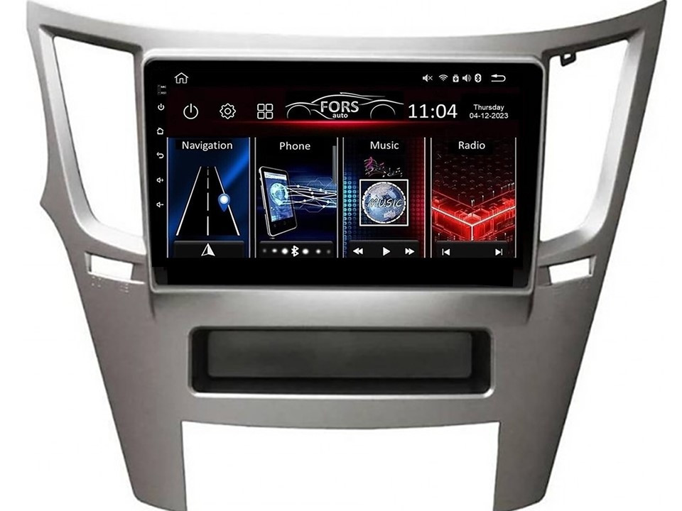 Штатна магнітола FORS.auto FS 1 LITE для Subaru Legacy/Outback (1+32Gb, 9") 2009-2015, фото 1