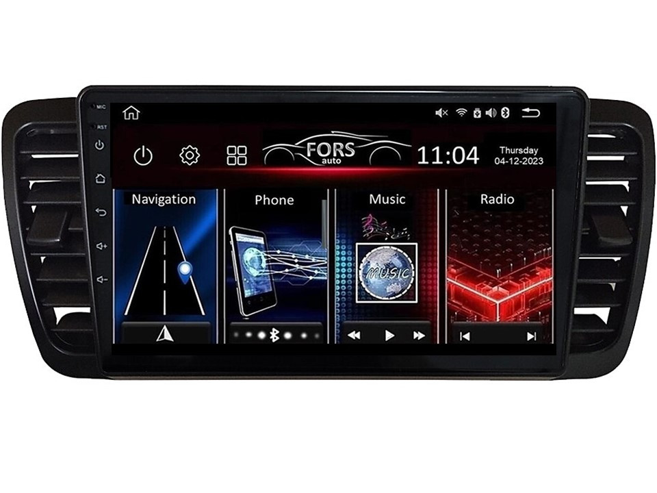 Штатна магнітола FORS.auto FS 1 LITE для Subaru Legacy/Outback (1+32Gb, 9") 2004-2009, фото 1