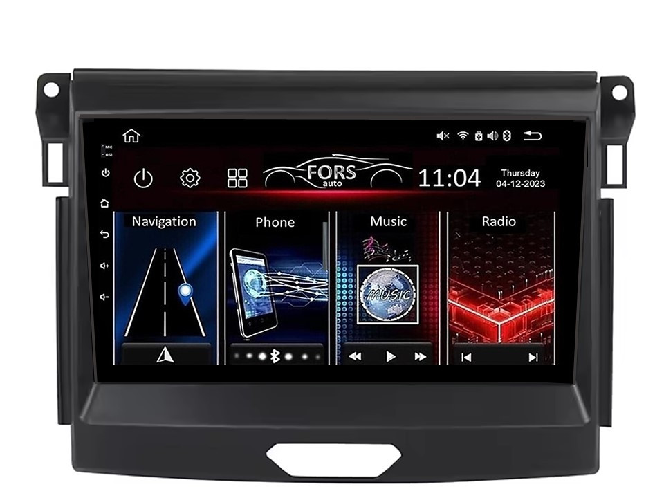 Штатна магнітола FORS.auto FS 1 LITE для Ford Ranger (1+32Gb, 9", Black) 2015-2020, фото 1