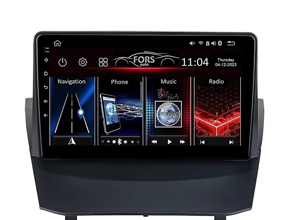 Штатна магнітола FORS.auto FS 1 LITE для Ford Fiesta (1+32Gb, 9") 2009-2014, фото 1