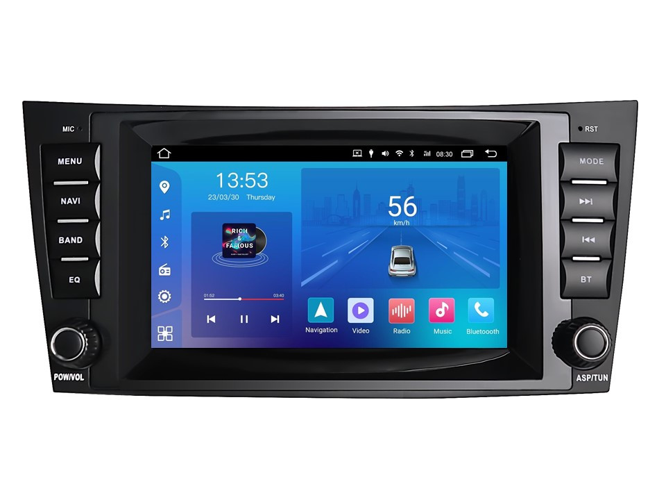 Штатна магнітола FORS.auto FS 2 ULTRA для Mercedes-Benz W211 (7", 2+32Gb, CarPlay) 2002-2009, фото 1