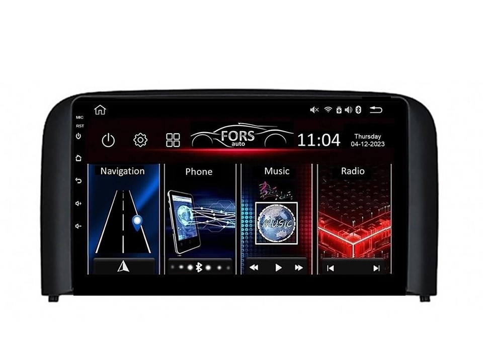 Штатна магнітола FORS.auto FS 1 LITE для Volvo S80 (1+32Gb, 9") 1998-2006, фото 1