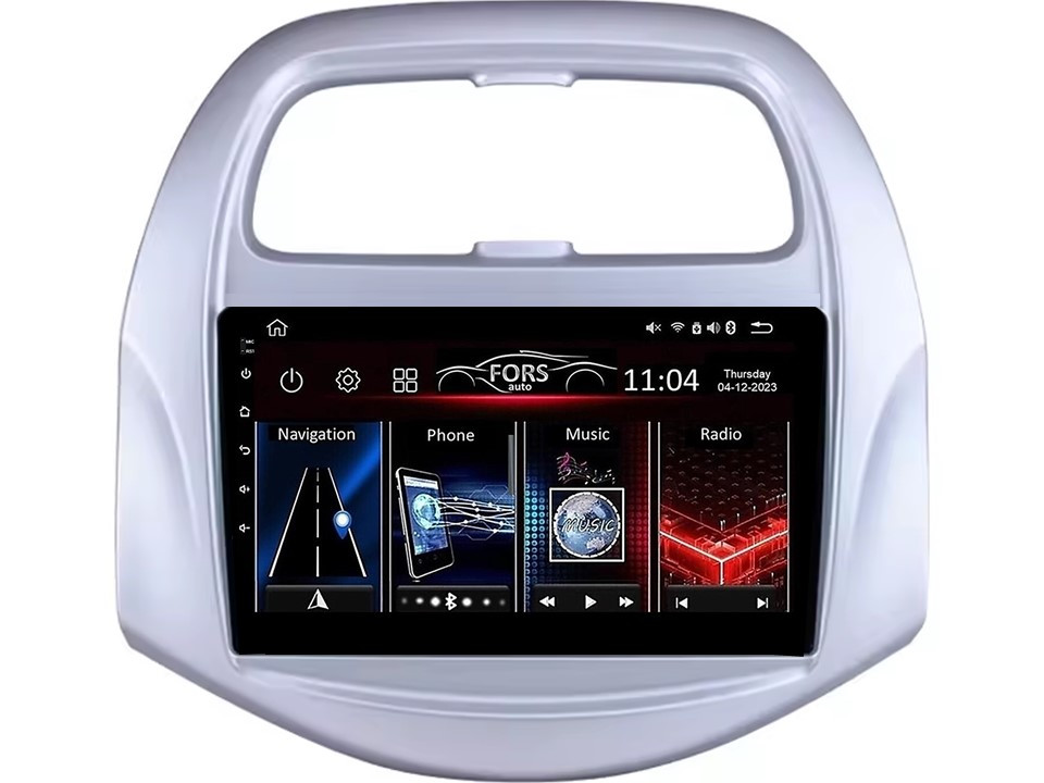 Штатна магнітола FORS.auto FS 1 LITE для Chevrolet Spark (1+32Gb, 9") 2018-2019, фото 1
