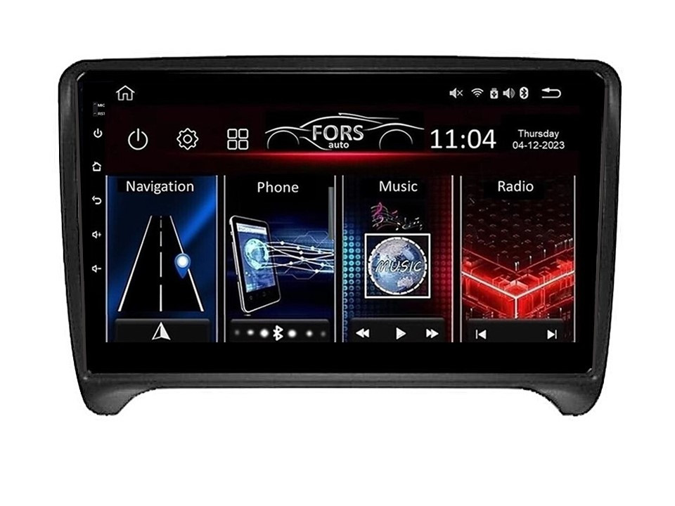Штатна магнітола FORS.auto FS 1 LITE для Audi TT (1+32Gb, 9") 2006-2014, фото 1