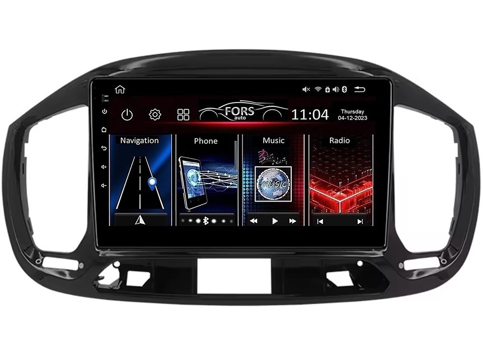Штатна магнітола FORS.auto FS 1 LITE для Fiat Uno (1+32Gb, 9") 2015-2019, фото 1