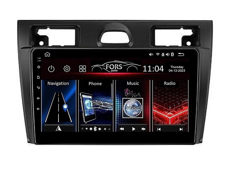 Штатна магнітола FORS.auto FS 1 LITE для Ford Fiesta (1+32Gb, 9") 2006-2011, фото 1