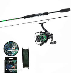 Набір на хижака (Спінінг Select Reflex 2.13m 7-28g + Катушка Select Reflex 2000 + Шнур у подарунок)