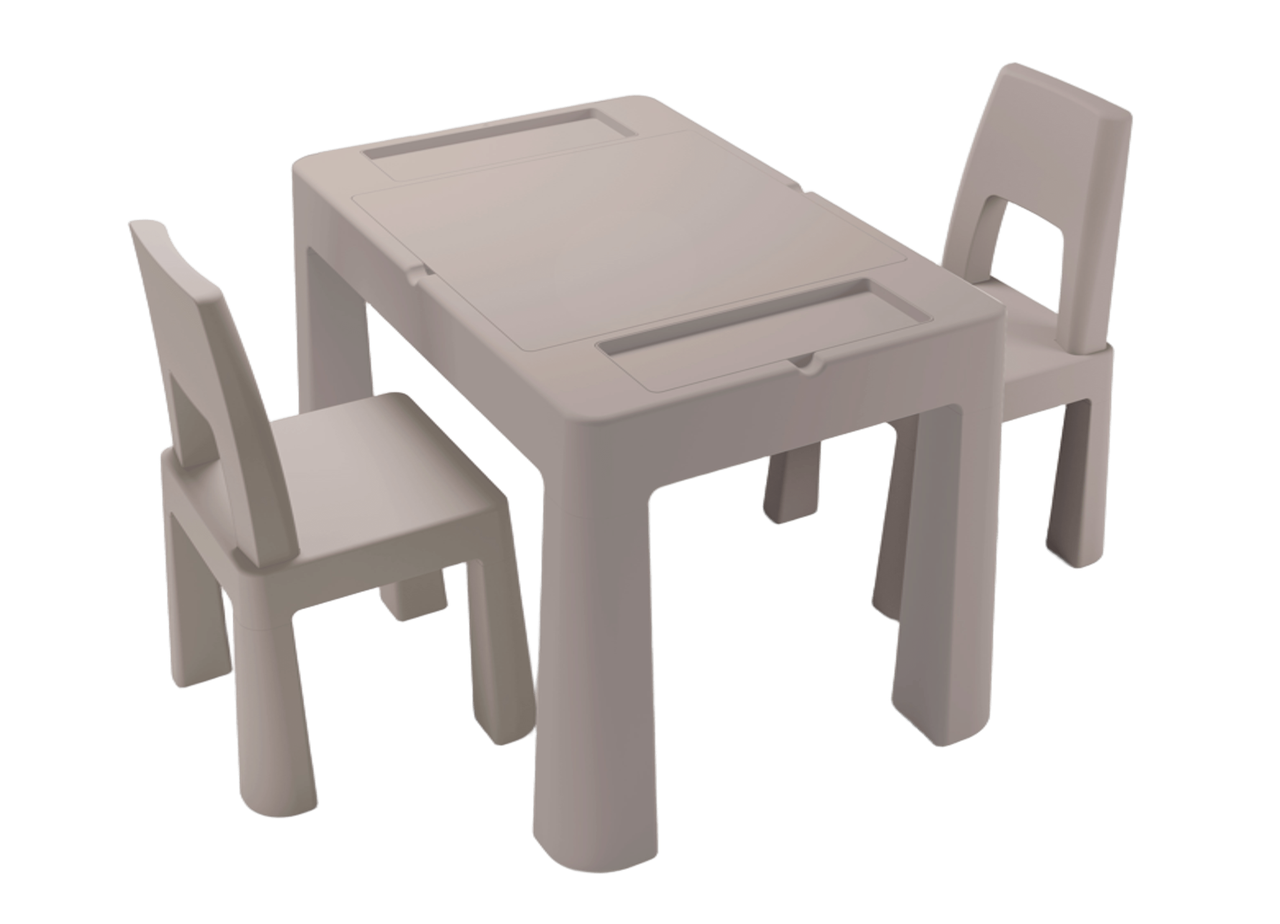 Комплект дитячих меблів (стіл, 2 стільця) Tega Baby Teggi Multifun Stone (TI-011-177) - фото 1 - id-p2438854002