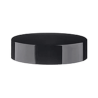 Кришка різьбова пластикова для баночки 50 мл чорна