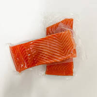 Сьомга слабосолона філе шматки н/ш в/в 500г