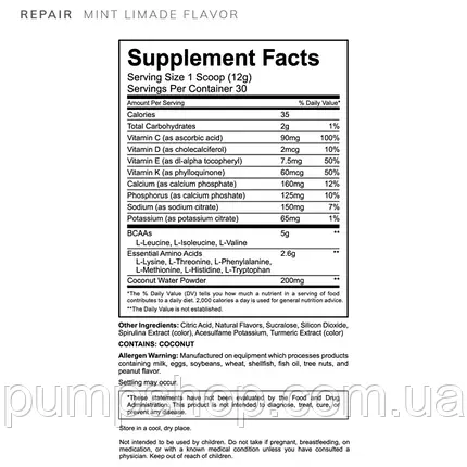 (термін по 9,24) Амінокислоти PRTCL REPAIR Strength + Recovery Formula 360 г (30 порц.), фото 3