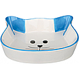Миска Trixie для котів, у формі котячої мордочки, керамічна, 12 см, 250 мл, фото 4
