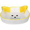 Миска Trixie для котів, у формі котячої мордочки, керамічна, 12 см, 250 мл, фото 5