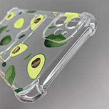 Чохол для Apple iPhone 11 чохол з авокадо з кишенею для карт на телефон айфон 11 прозорий q01y, фото 4