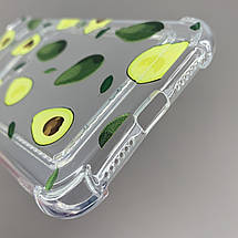 Чохол для Apple iPhone 11 чохол з авокадо з кишенею для карт на телефон айфон 11 прозорий q01y, фото 3