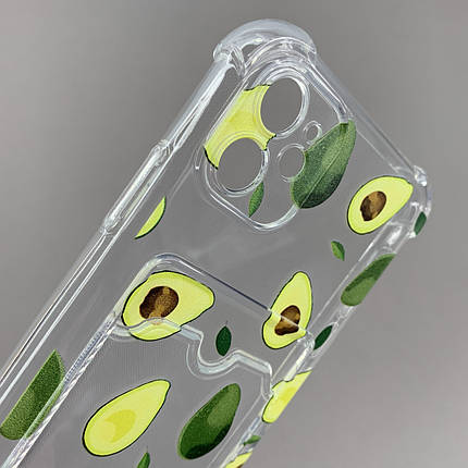 Чохол для Apple iPhone 11 чохол з авокадо з кишенею для карт на телефон айфон 11 прозорий q01y, фото 2