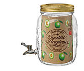 Диспенсер Mazhura c краником з кришкою 3л (mz704532)