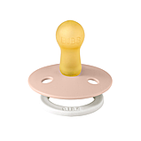 Пустушка BIBS Colour Latex Round (кругла) – Blush GLOW (світиться в темряві) від 18міс., фото 3