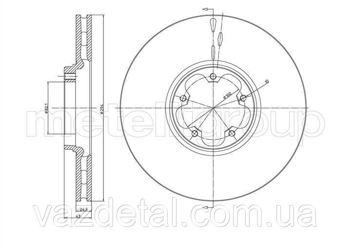 Тормозной диск, фото 1