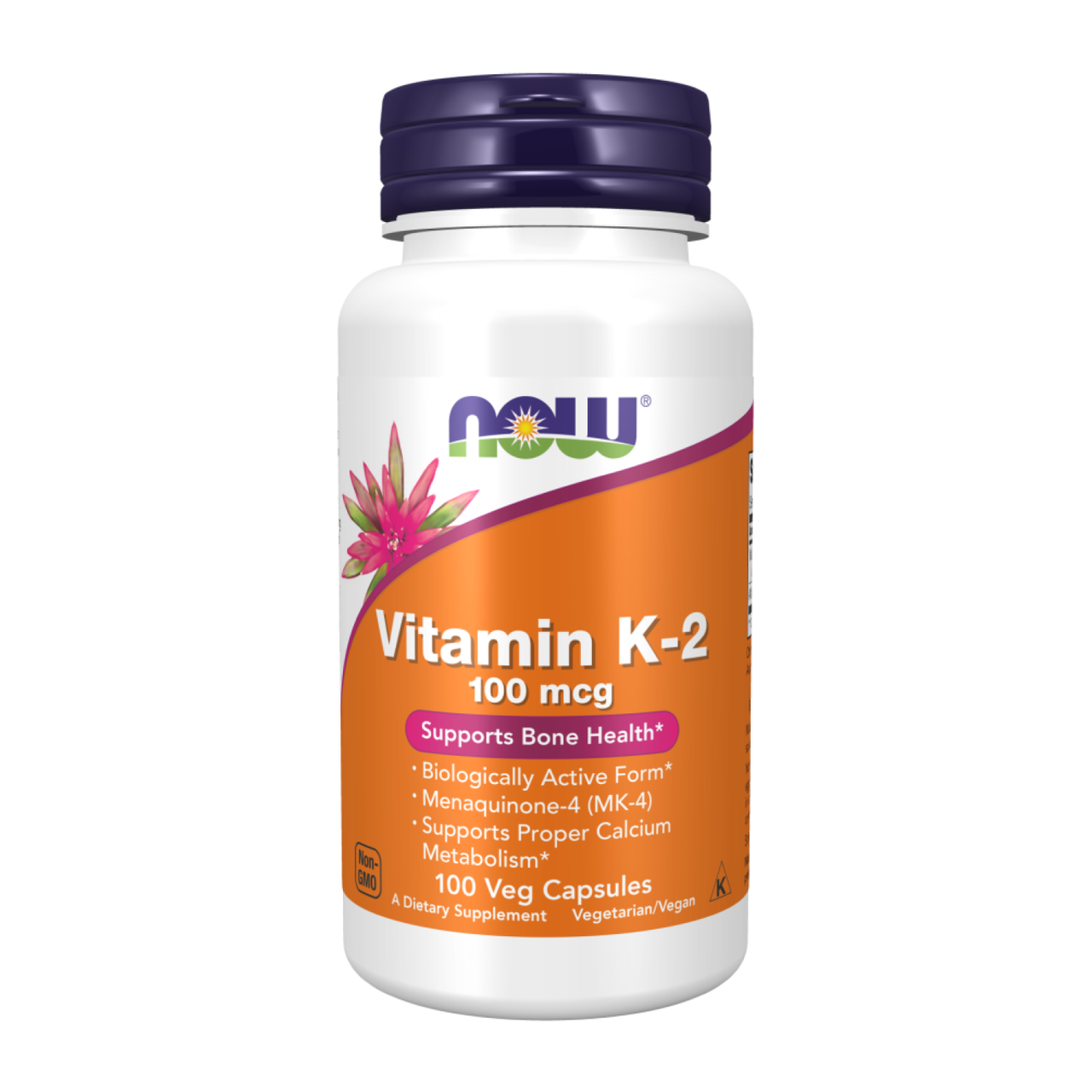 Вітамін К-2 Now Foods Vitamin K-2 100 мкг 100 капсул
