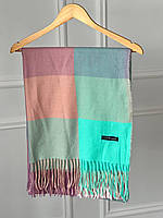 Стильний палантин із кашеміру (Розмір 180*80), у клітинку