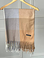 Стильний палантин із кашеміру (Розмір 180*80), у клітинку