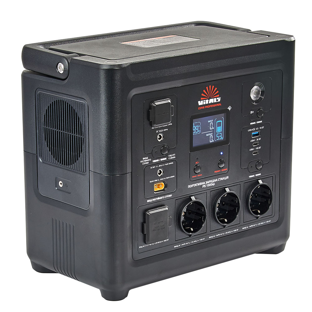 Портативна зарядна станція Vitals Professional PS 1000qc alor