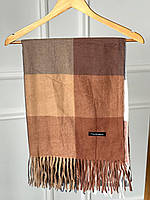 Стильний палантин із кашеміру (Розмір 180*80), у клітинку