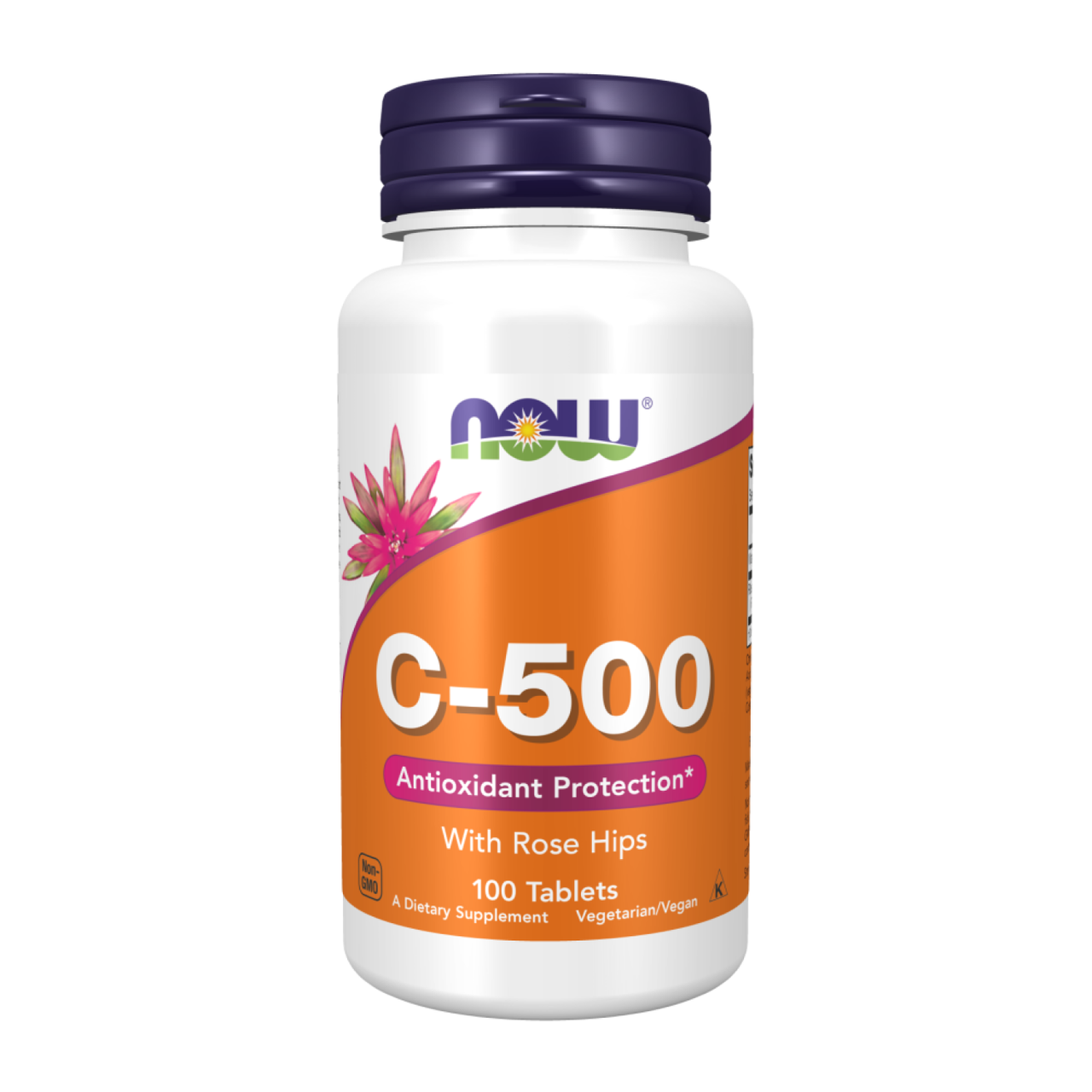 Вітамін C 500 мг Now Foods вітамін C із шипшиною With Rose Hips 100 таблеток