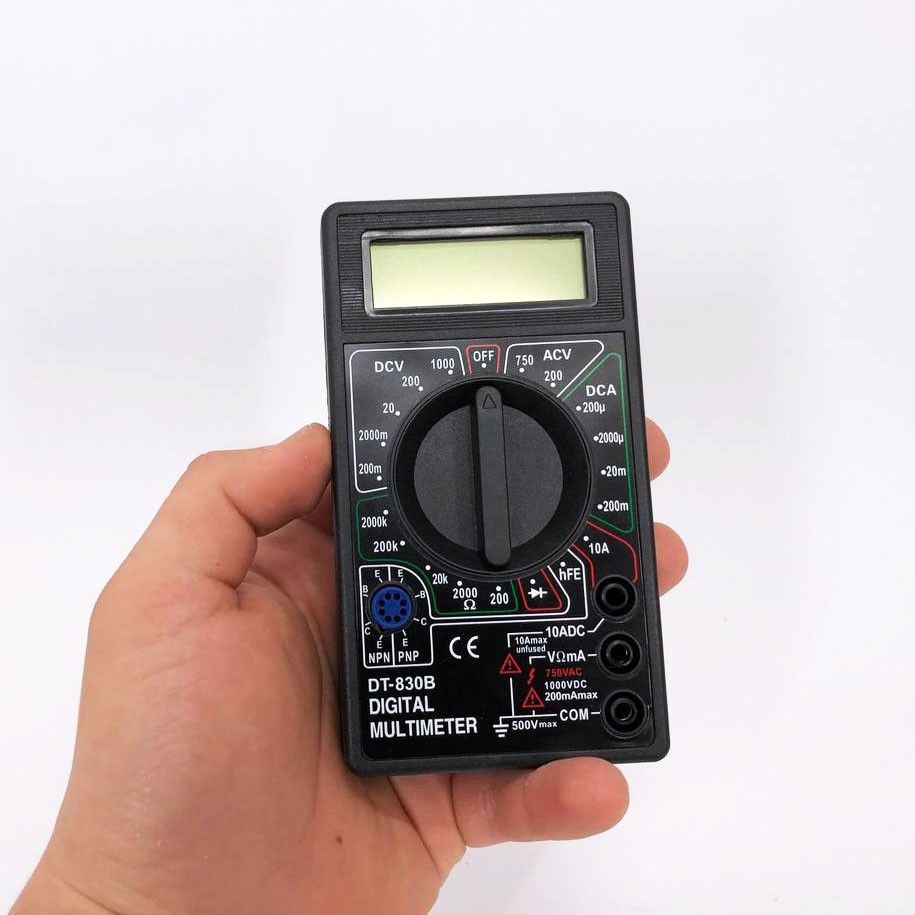 Мультиметр цифрового типу Digital DT-830B, Мультиметр для вимірювання електричних TQ-718 параметрів цифровий, фото 1