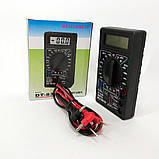 Мультиметр цифрового типу Digital DT-830B, Мультиметр для вимірювання електричних TQ-718 параметрів цифровий, фото 2