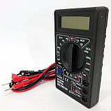 Мультиметр цифрового типу Digital DT-830B, Мультиметр для вимірювання електричних TQ-718 параметрів цифровий, фото 10