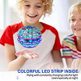 Flynova pro flying spinner, Літаючий м'яч бумеранг, Літаючий шар-спінер, Літаючий м'яч спині, фото 9