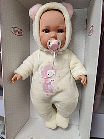 Пупс Joelle 42 см,в комбінезоні мяке туловище