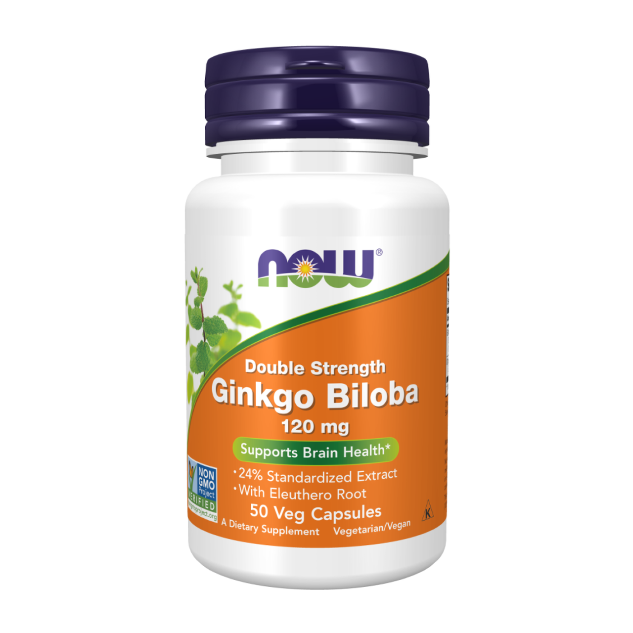 Гінкго Білоба Now Foods Ginkgo Biloba 120 мг 50 капсул