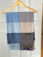 Стильний палантин із кашеміру (Розмір 180*80), у клітинку