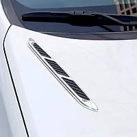 Універсальні накладки на капот авто, 2 шт, декоративні накладки на бампер для авто, повітрозабірник на капот