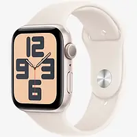 Apple Watch SE 2 2024 44mm Starlight Aluminum Case with Starlight Sport Band (MXEU3)