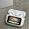 Безпровідні навушники AirPods A8 Pro2 з інтелектуальним дисплеєм на кейсі |ANC+ENC| Білий 46362, фото 6