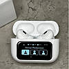 Безпровідні навушники AirPods A8 Pro2 з інтелектуальним дисплеєм на кейсі |ANC+ENC| Білий 46362, фото 7
