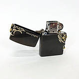 Запальничка бензин Zorro HL-302, Запальничка в подарунок, Сувенір запальничка, JQ-744 Бензинова запальничка, фото 8