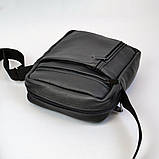 Міська сумка-месенджер, Сумка-месенджер для роботи, Сумка на плече, Барсетка чоловіча LP-487 через плече, фото 5